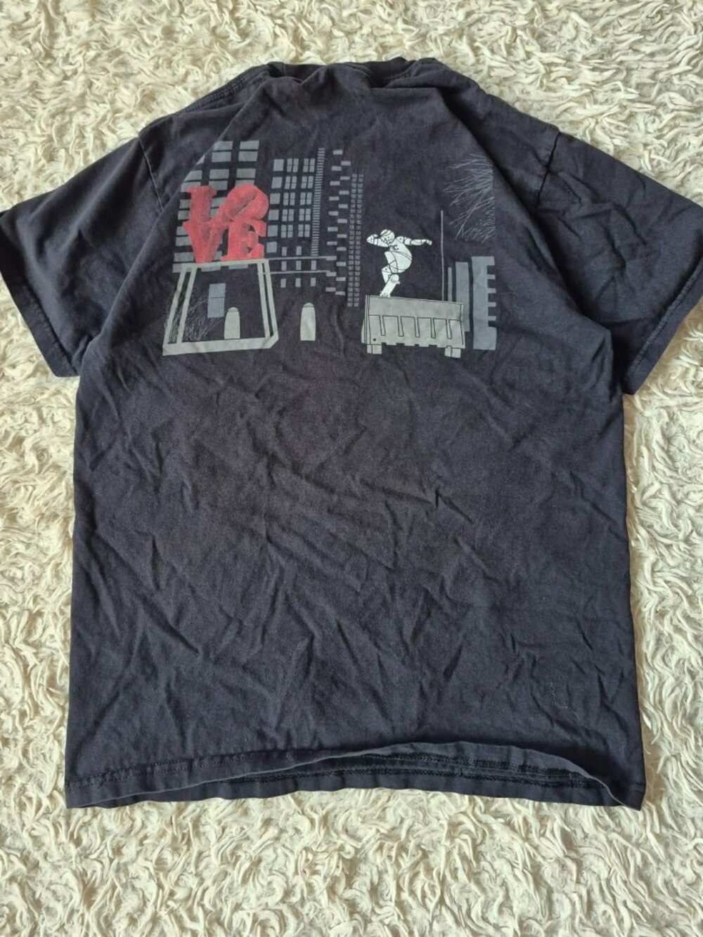 DC Shoes Graphic T-Shirt Black Men's Medium